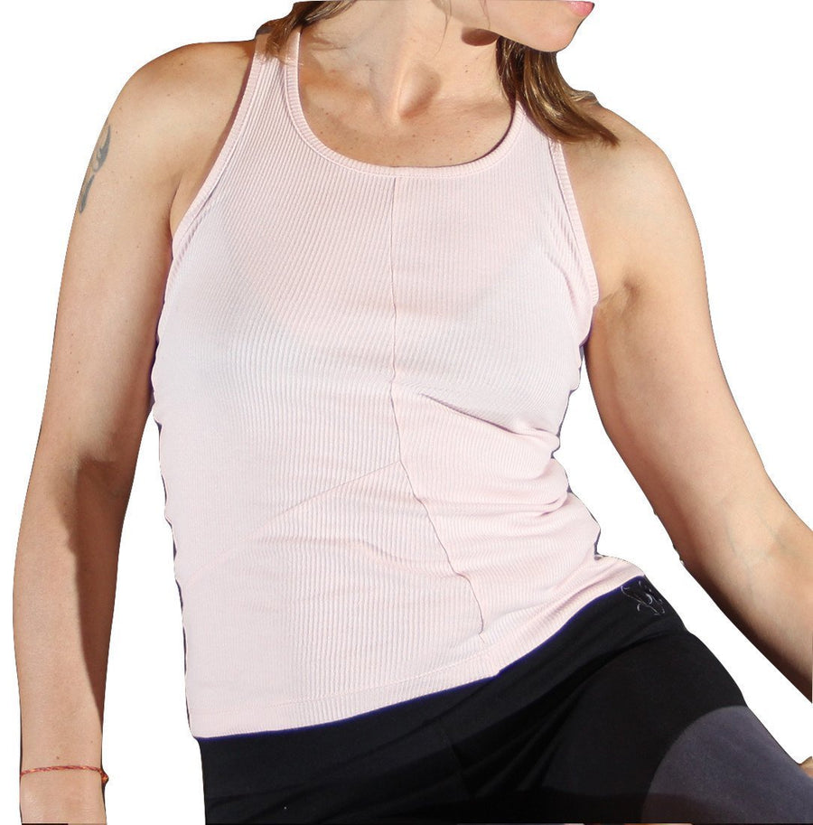 Nahanni Yoga Fitness Tank Top Vest in organic cotton by Prancing Leopard