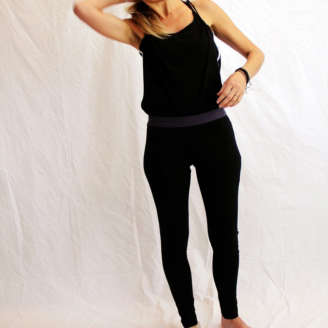 Lyon Organic Cotton Catsuit Skirt Legging Super Jumpsuit by Prancing Leopard Prancing Leopard Organics