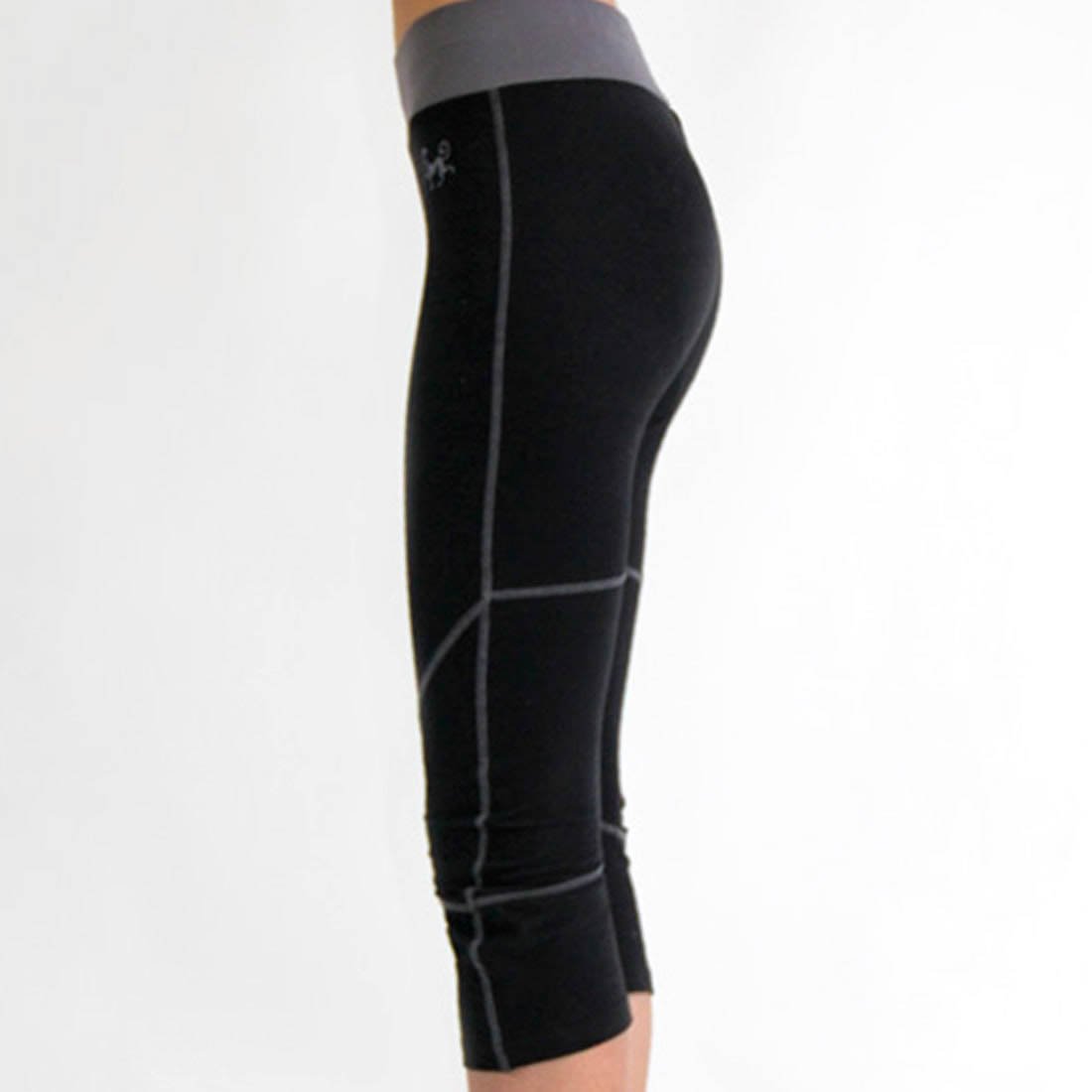 AGILO Black Yoga Pants Harem Drop Crotch with Zipped
